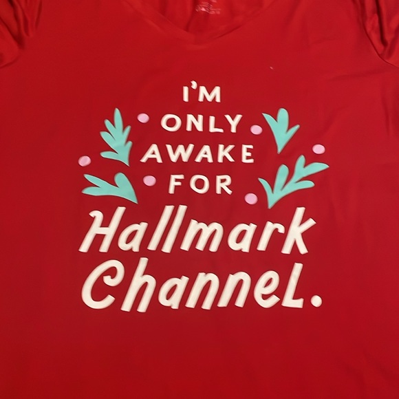 Hallmark “I’m Only Awake for the Hallmark Channel” nightgown Sm-md - Picture 2 of 6